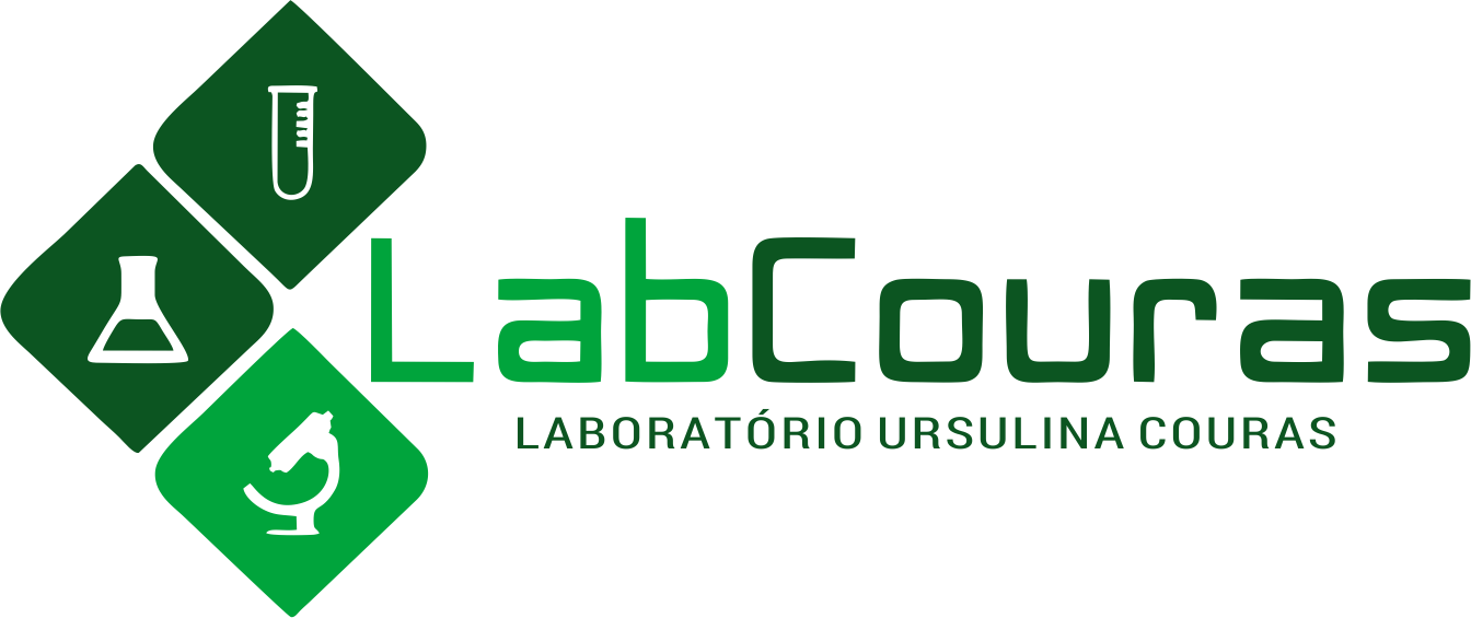 Logo LabCouras Cariri Laboratório Analises Clinicas Hemograma Toxicologico Hormonal DNA